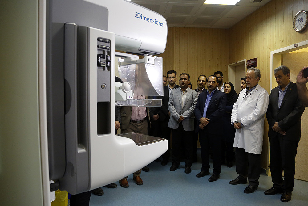 خرید دستگاه ماموگرافی بیمارستان به همت شرکت سرمایه گذاری و توسعه کیش